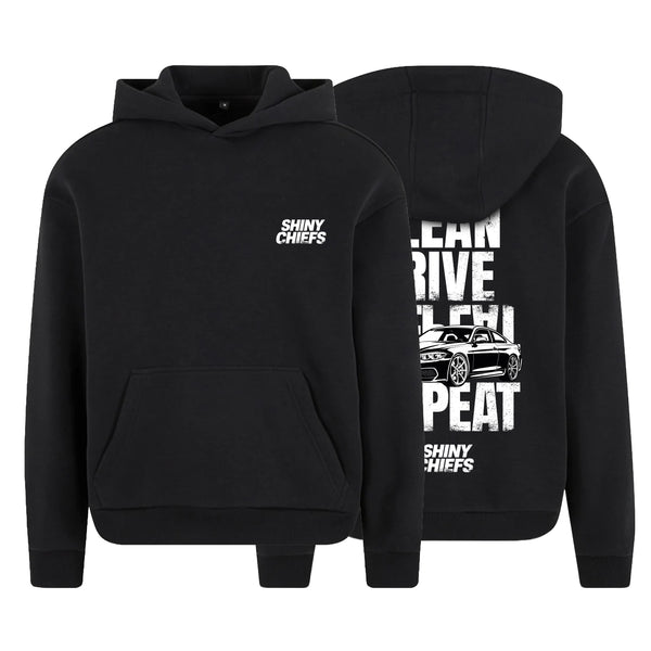 CLEAN DRIVE REPEAT - Premium Hoodie - XS