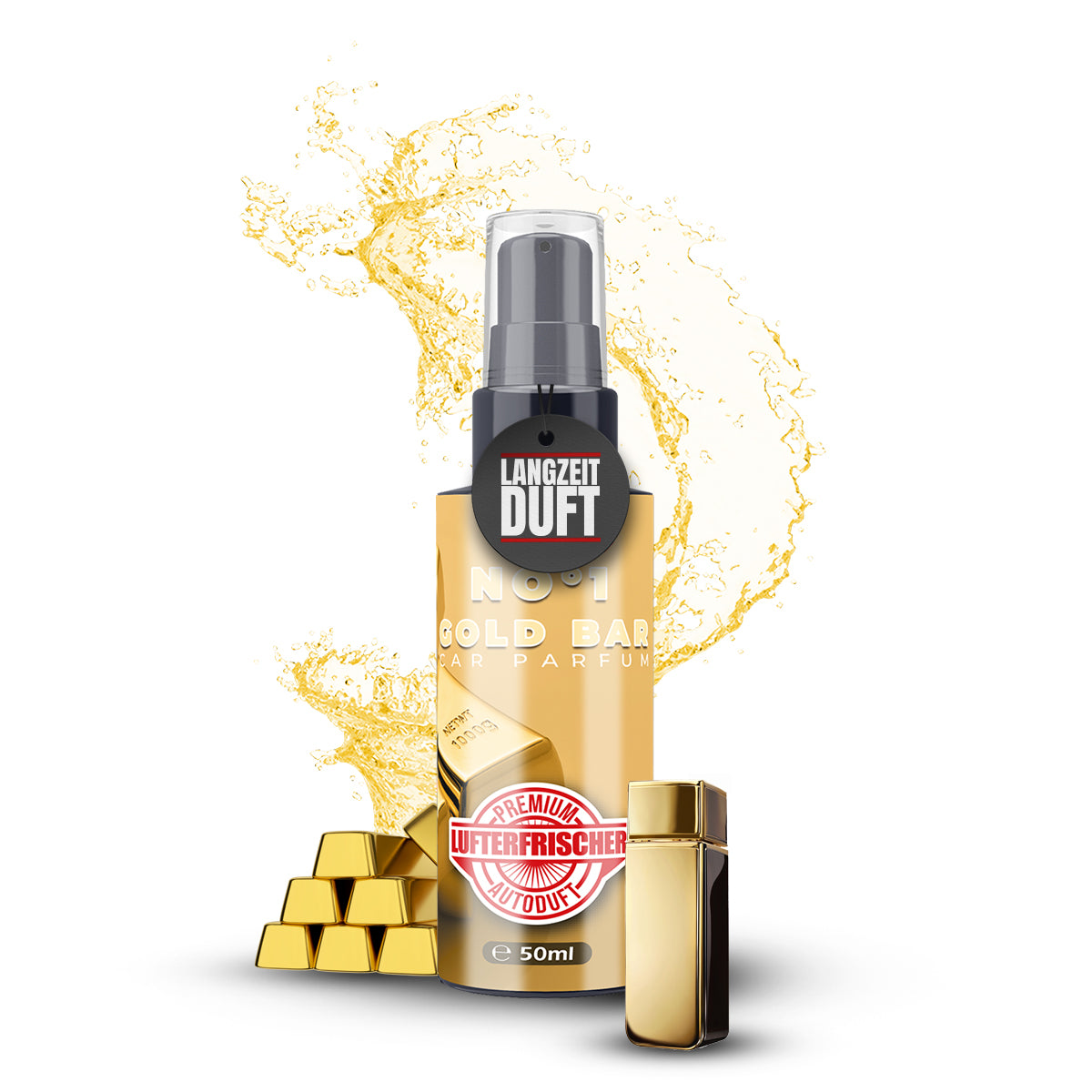 Flavour Bomb - NO1 GOLD BAR PARFUM FOR HIM 50ml