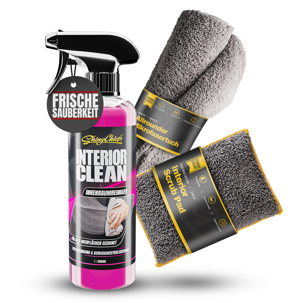 INTERIOR CLEAN - INNENRAUMREINIGER 500ml KIT