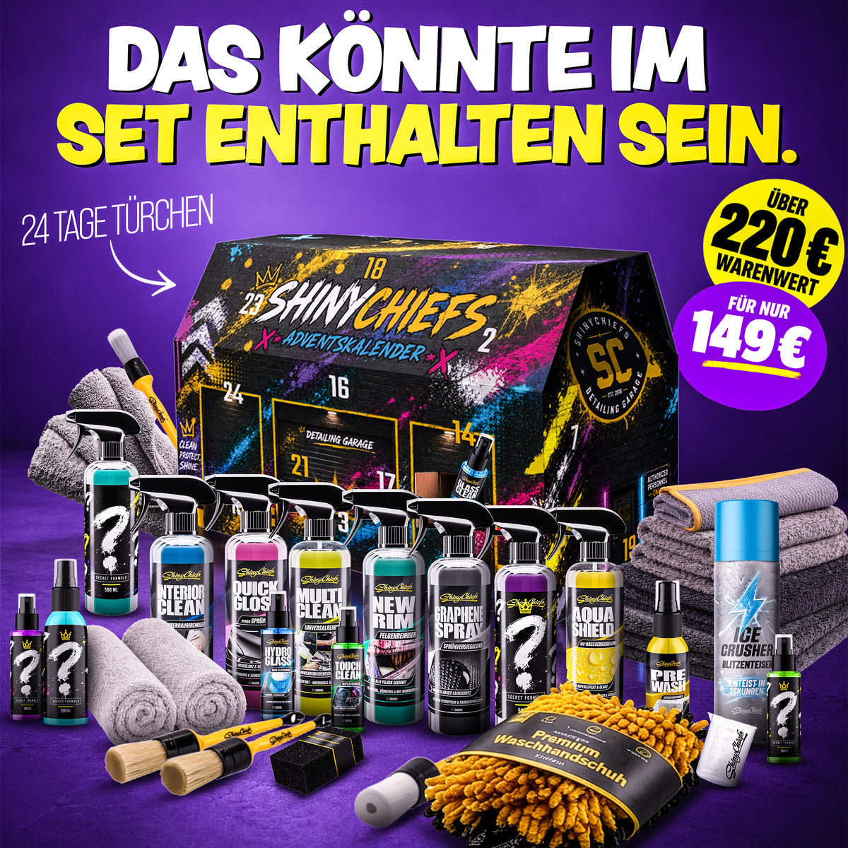 ShinyChiefs DETAILING GARAGE – Adventskalender 2026