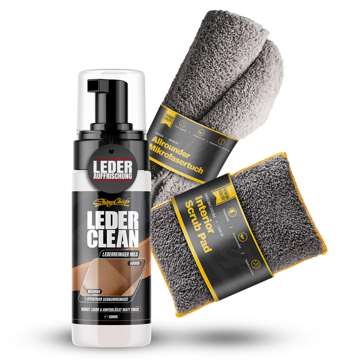 LEDER CLEAN - LEDERREINIGER KOMPLETT SET