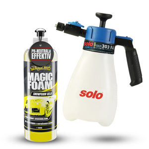 SOLO SCHAUMSPRÜHER 303 FA + MAGIC FOAM - GELBER SCHAUM 500ml Set