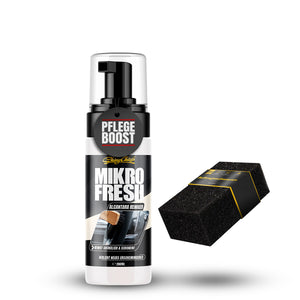 MIKRO FRESH - ALCANTARA CLEANER 200ml + ZESTAW GĄBEK
