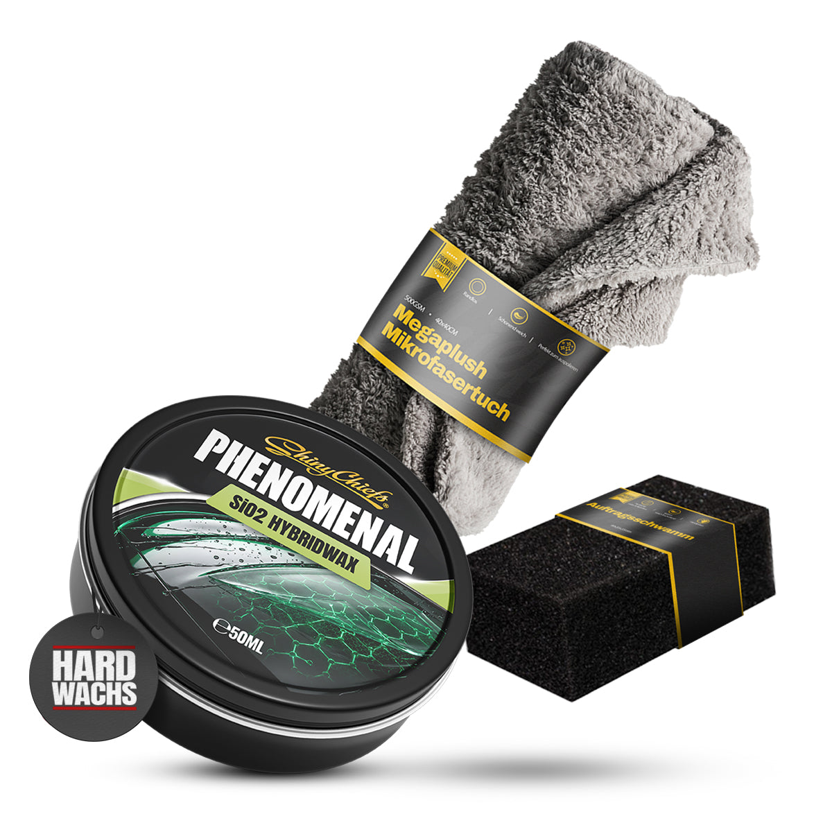 PHENOMENAL - SiO2 HIGH GLOSS HARDWACHS 50ml SET
