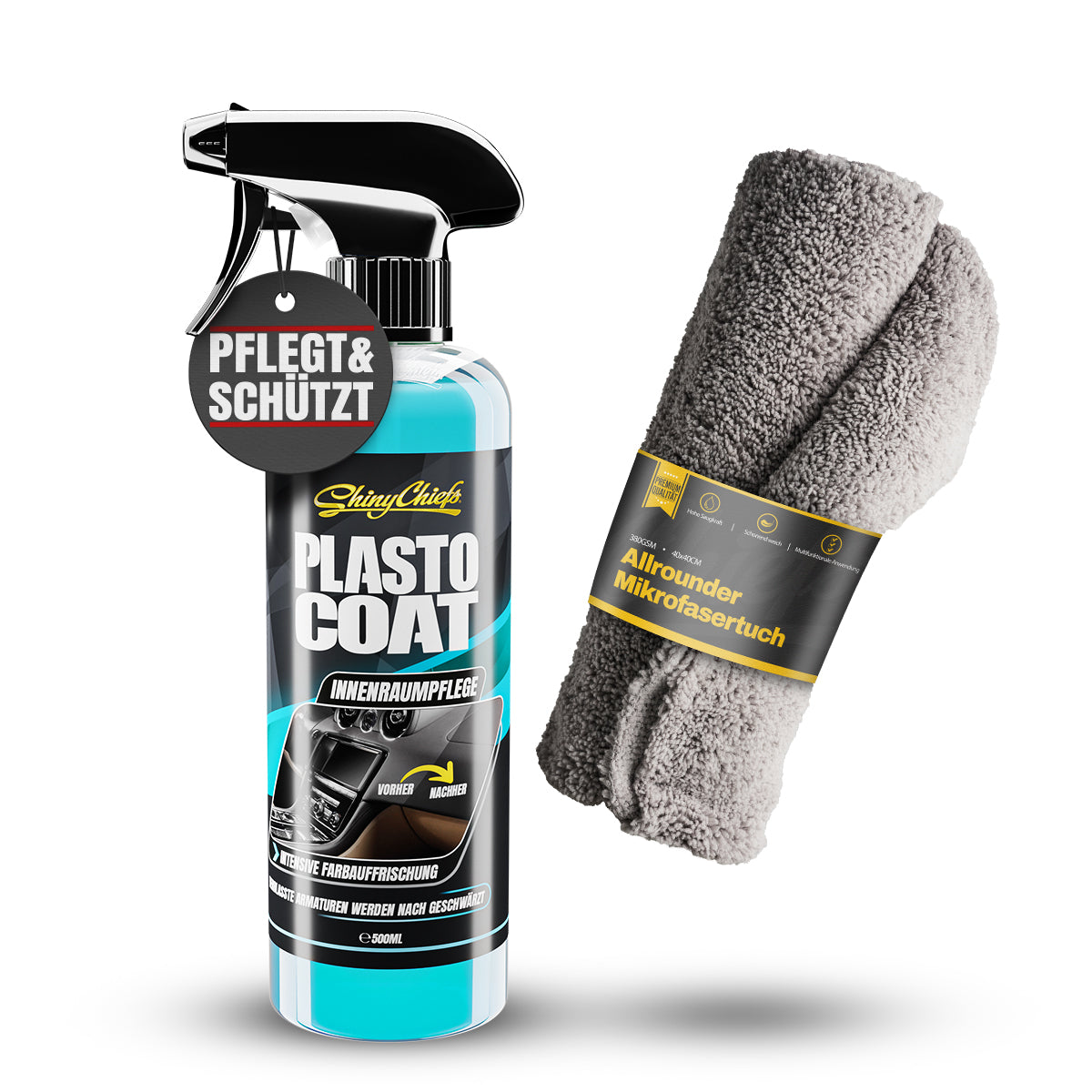 PLASTO COAT - INNENRAUMPFLEGE 500ml Set