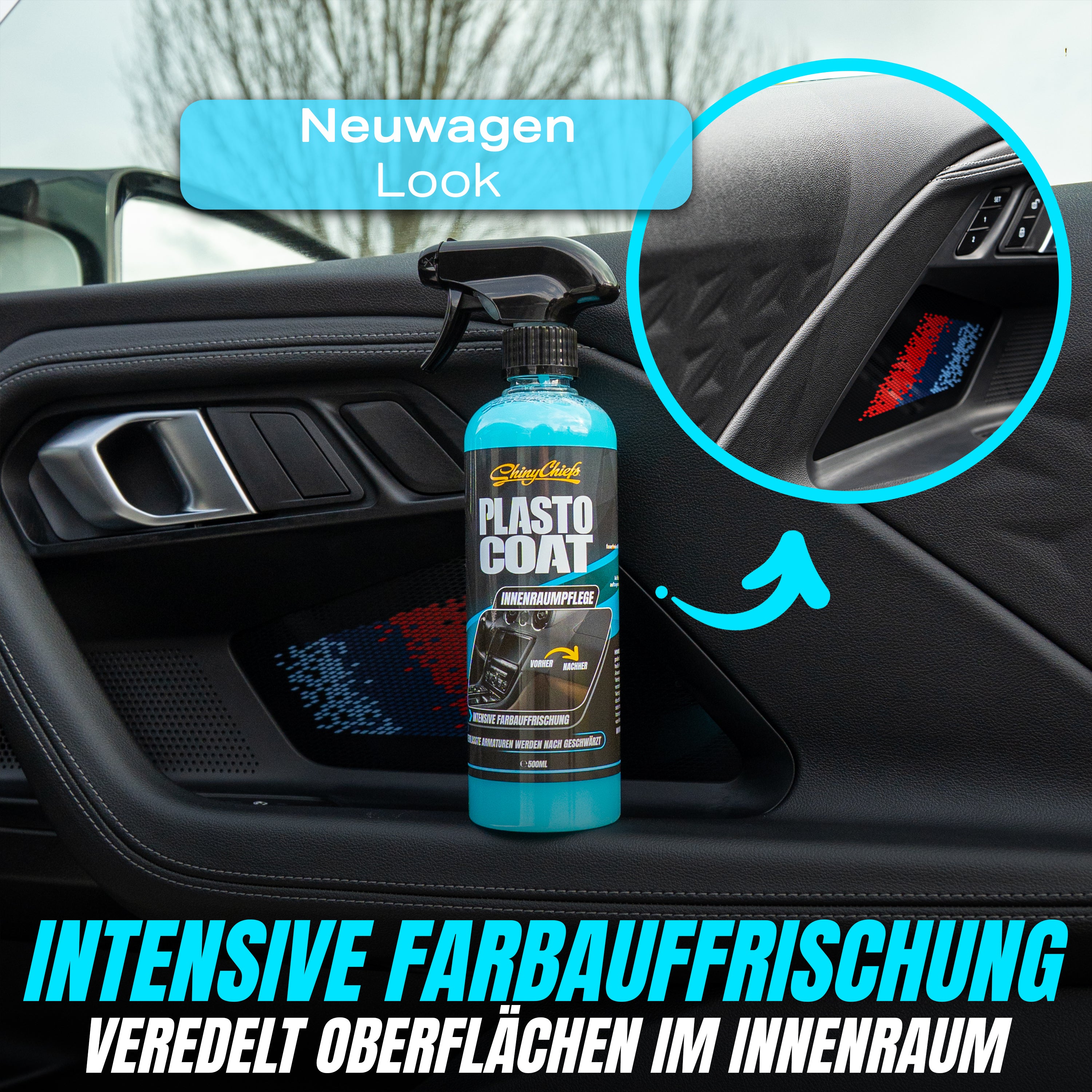 PLASTO COAT + INTERIOR CLEAN SET (2x500ml)