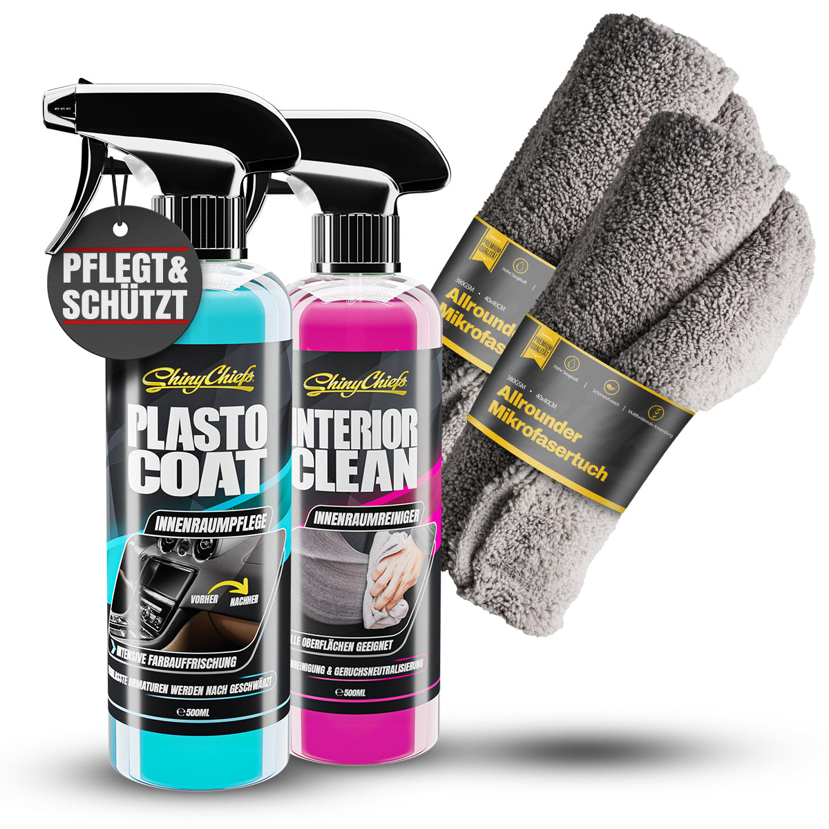 PLASTO COAT + INTERIOR CLEAN SET (2x500ml)