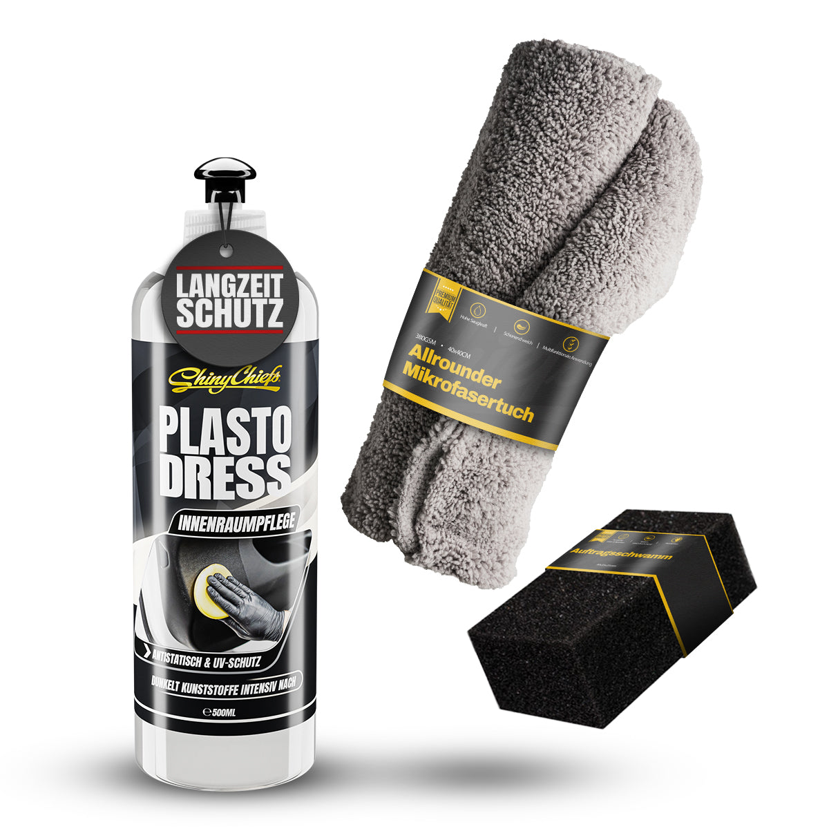 PLASTO DRESS - PIELĘGNACJA WNĘTRZ 500ml ZESTAW