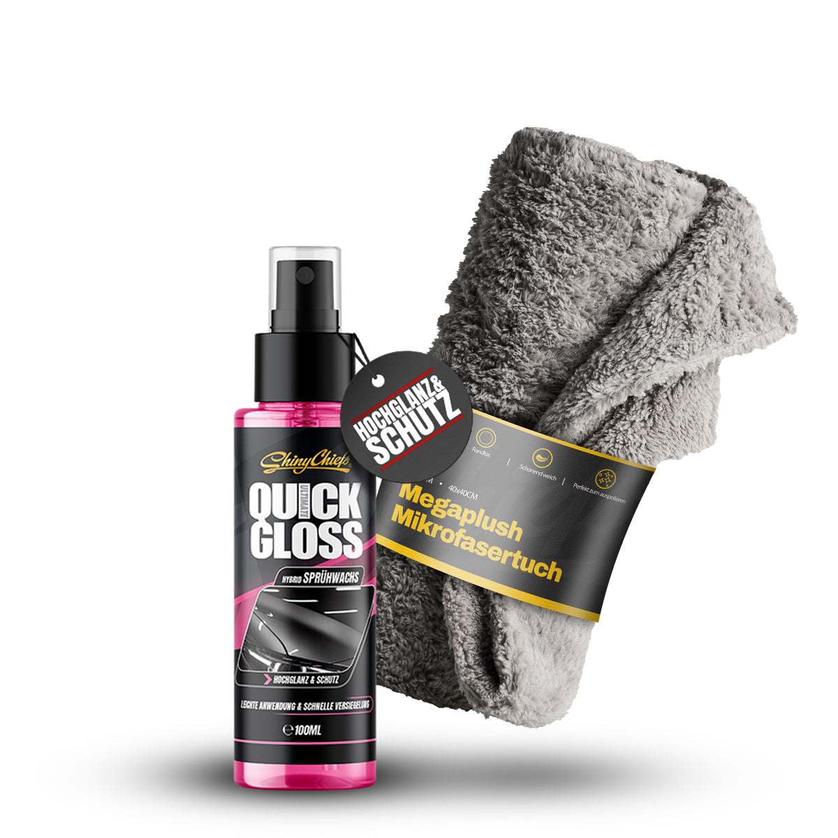 QUICK GLOSS ULTIMATE - HYBRID SPRÜHWACHS 100ml SET