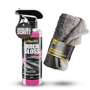 QUICK GLOSS ULTIMATE - HYBRID SPRÜHWACHS 500ml SET