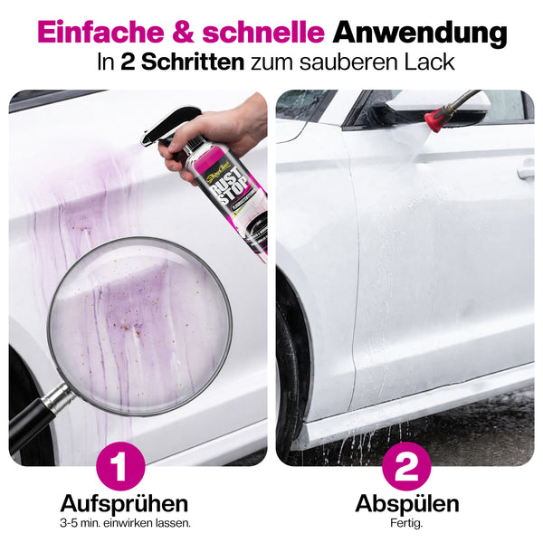 SOLO CLEANLine Akku-Handspritze 360 B 1L + RUST STOP - FLUGROSTENTFERNER 500ml