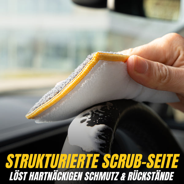 LEDER CLEAN - LEDERREINIGER + SCRUB PAD SET
