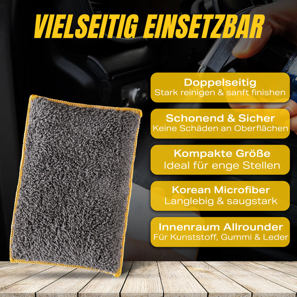 LEDER CLEAN - LEDERREINIGER + SCRUB PAD SET