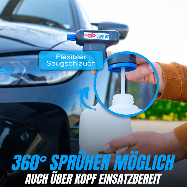 SOLO CLEANLine Akku-Handspritze 360 B 1L + NEWRIM EXTREM - FELGENREINIGER 500ml