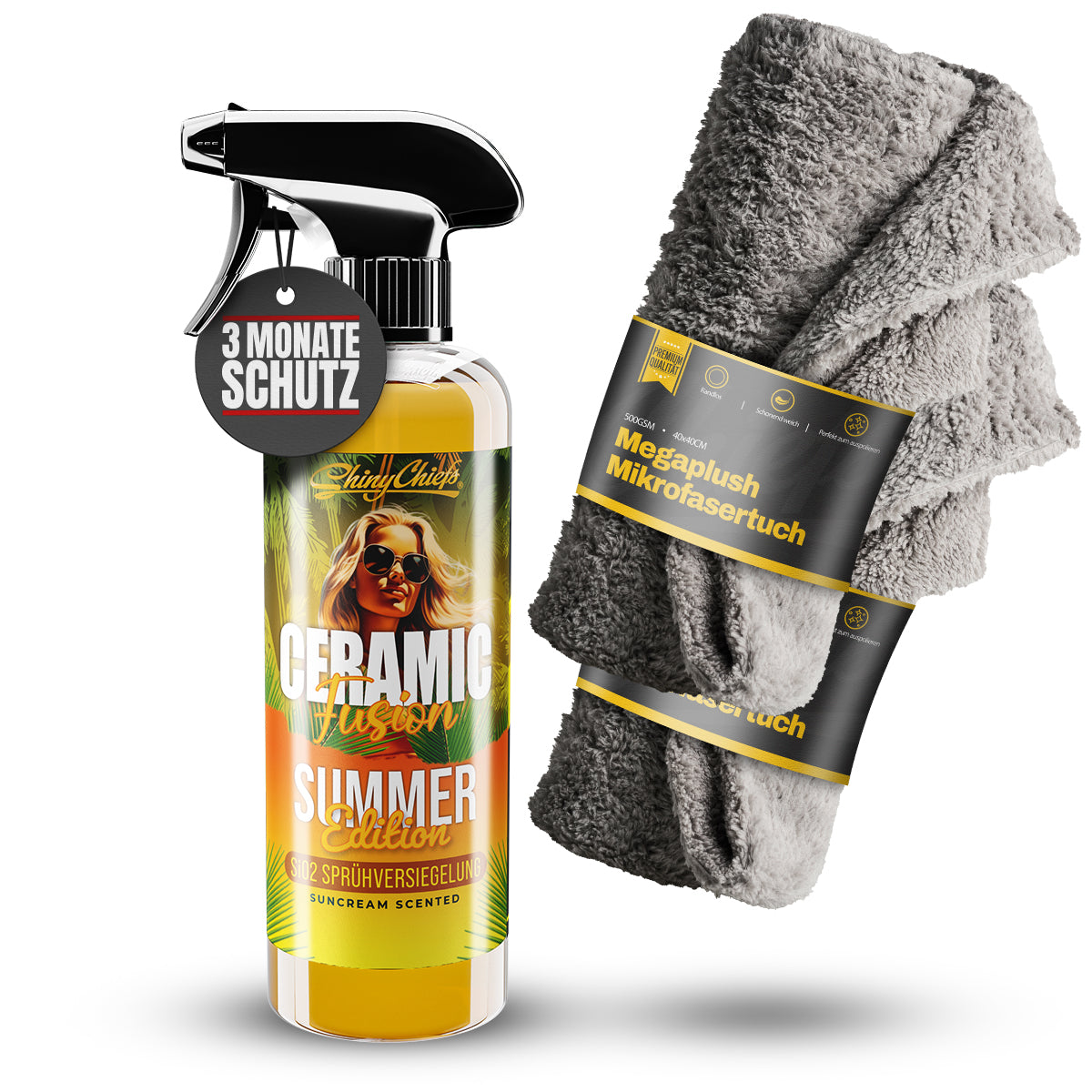 CERAMIC FUSION SUMMER EDITION - SiO2 SPRÜHVERSIEGELUNG 500ml Set