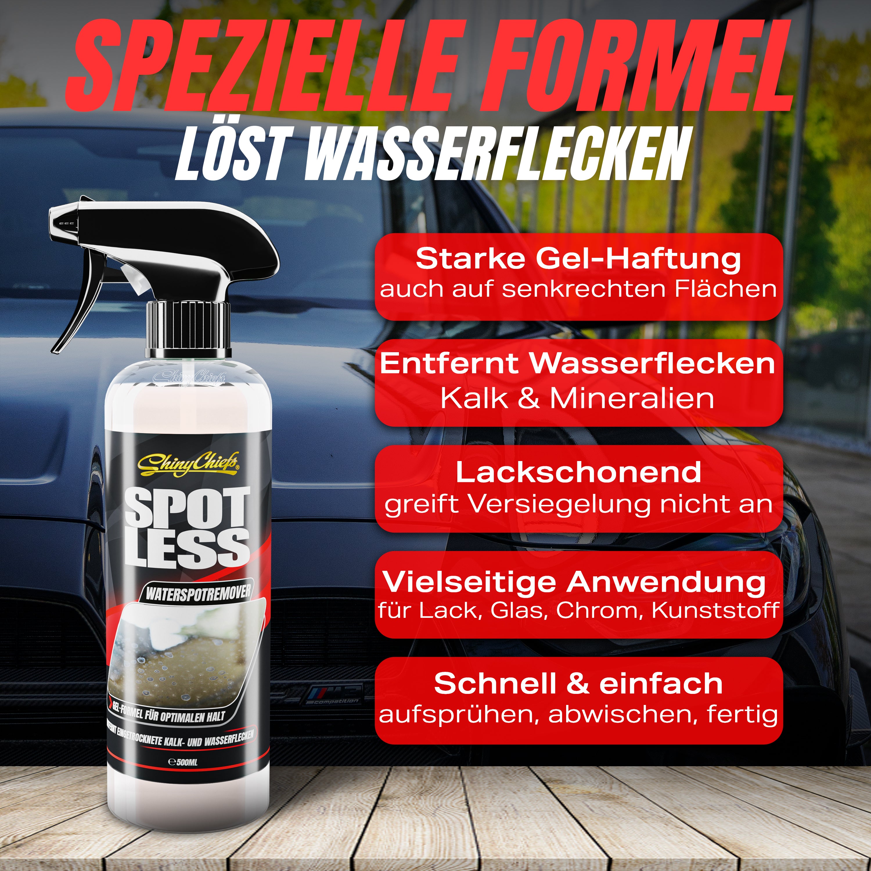 SPOTLESS - WATERSPOTREMOVER 500ml KIT
