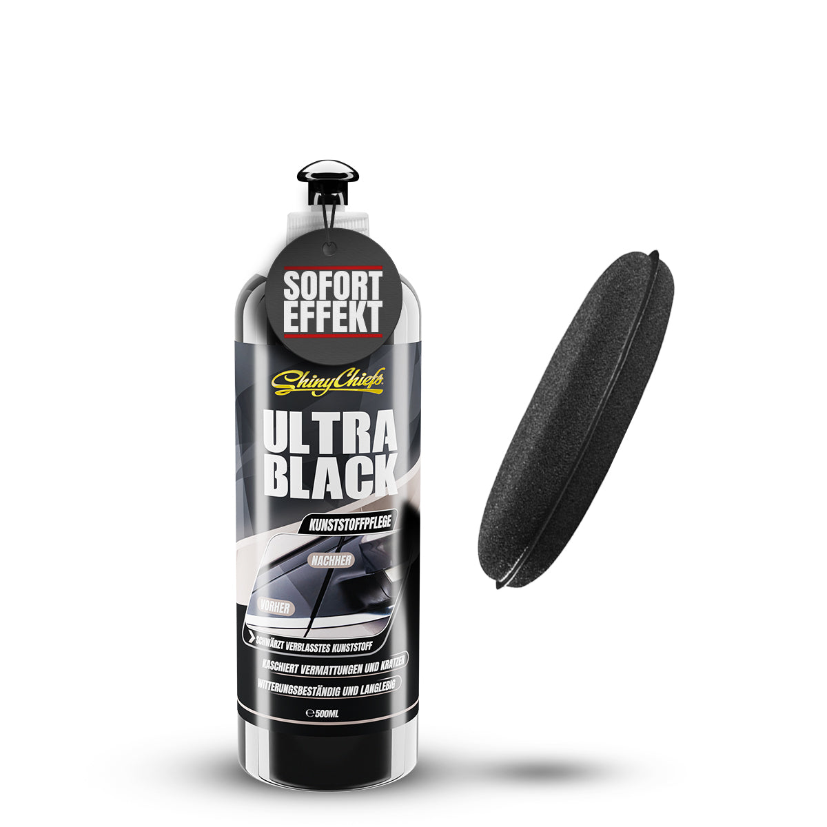 ULTRA BLACK - KUNSTSTOFFAUFFRISCHER 500ml SET
