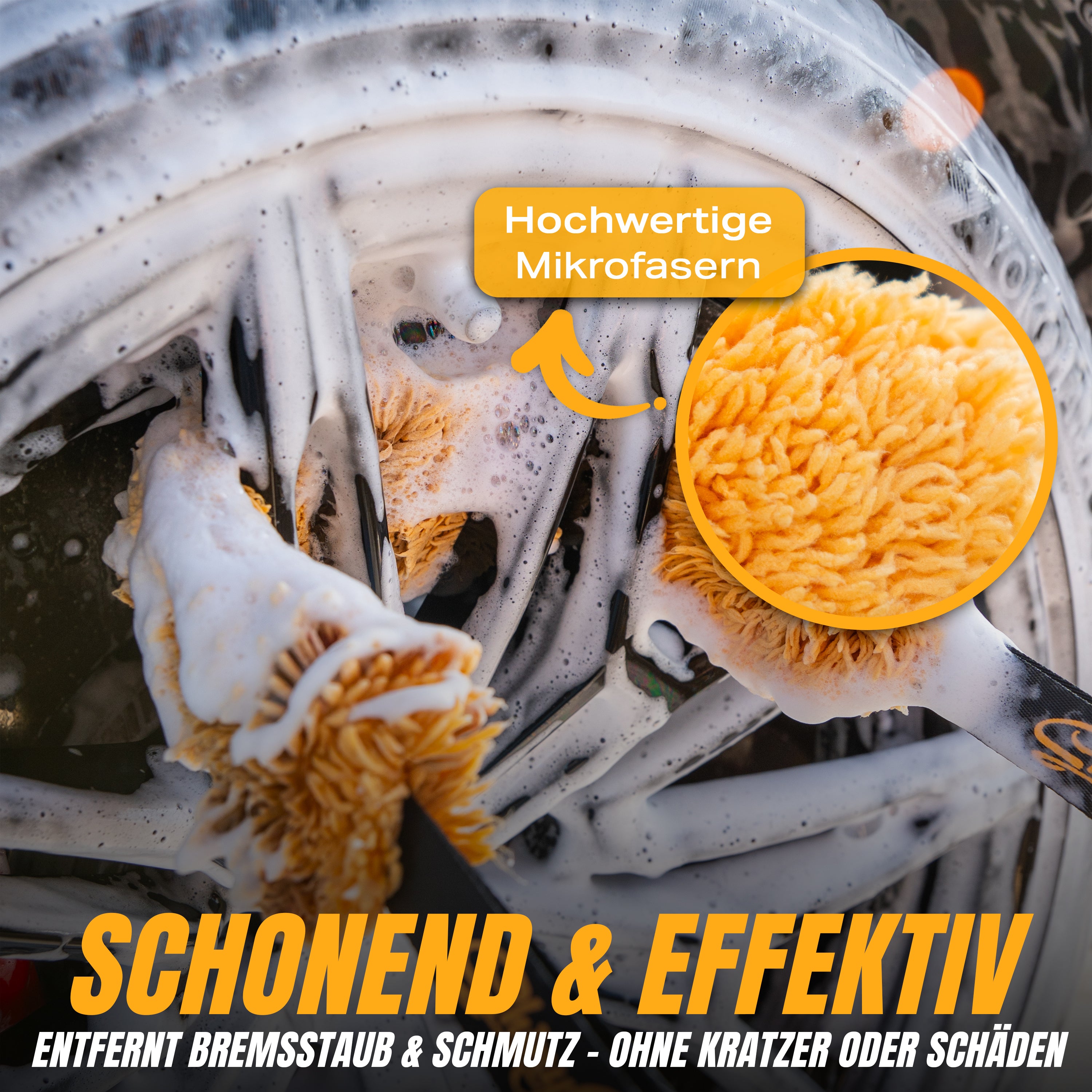 WHEELWIPE - Das doppelseitige Felgenreinigungstool