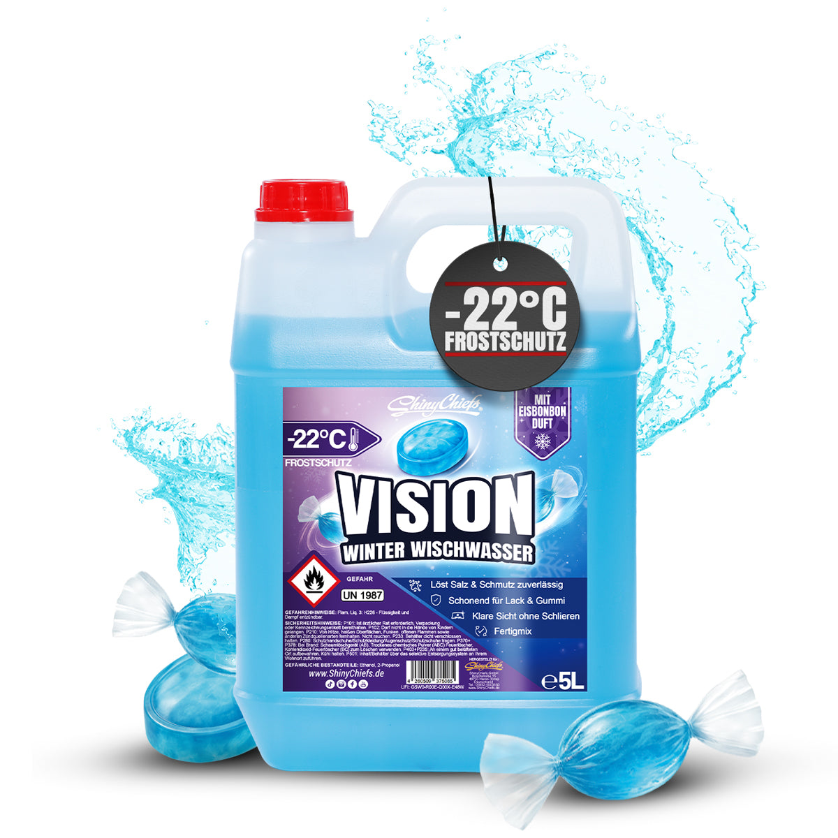 VISION - WINTER WISCHWASSER "EISBONBON" 5L