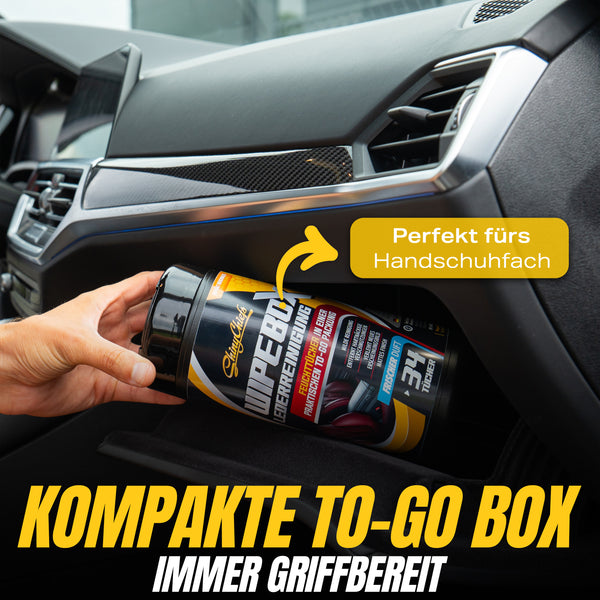 WIPEBOX - LEDER TÜCHER (34 Tücher)