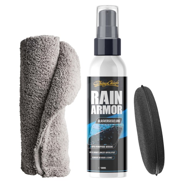 Rain Armor - Glasversiegelung 100ml Set