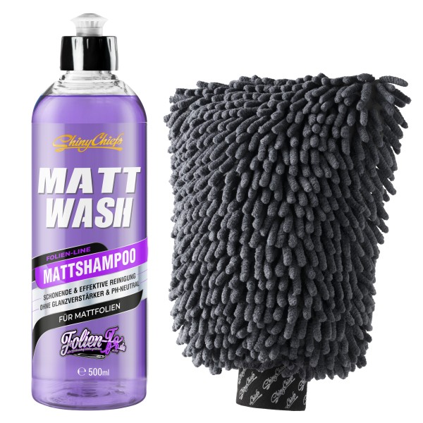 MATT WASH - MATTSHAMPOO 500ml + WASH WORMY GREY SET