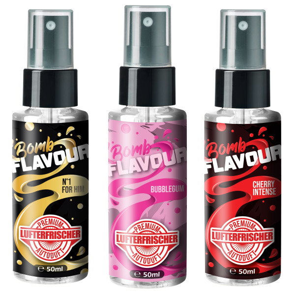Flavour Bomb - No1 + Cherry Intense + Bubblegum (3x50ml)