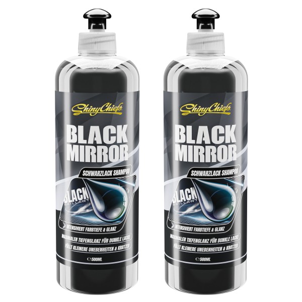 BLACK MIRROR - SCHWARZLACK SHAMPOO DOUBLE (2x500ml)