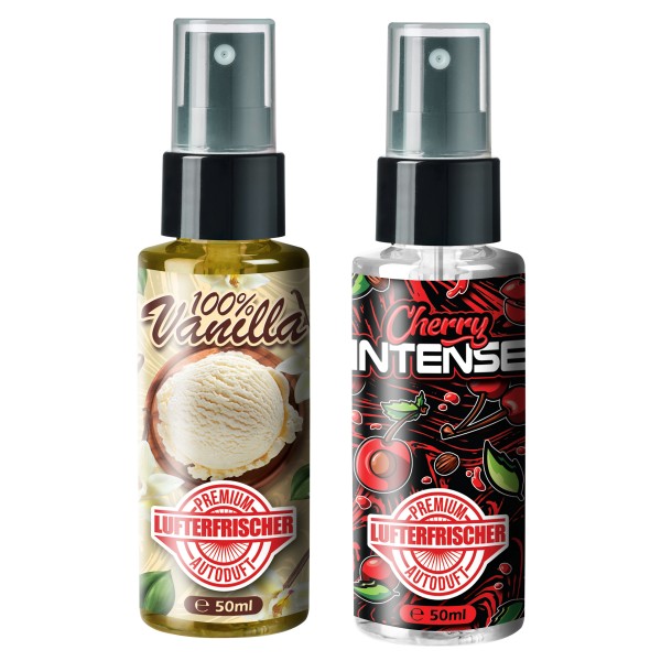 Flavour Bomb - 100% Vanilla + Cherry Intense (2x50ml)