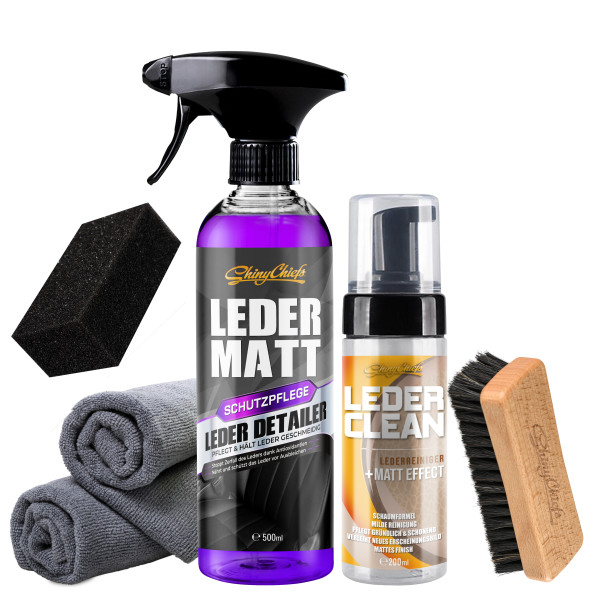 LEDER MATT + LEDER CLEAN - KOMPLETT SET