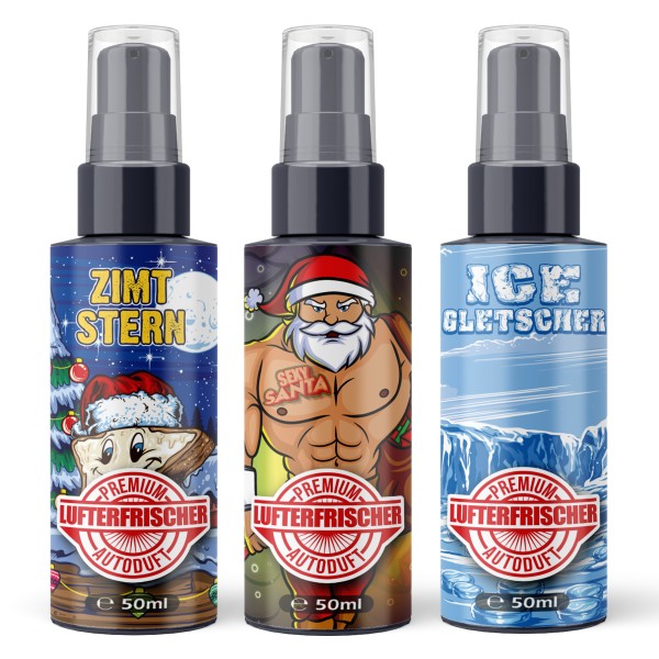 Flavour Bomb - SEXY SANTA + ICE GLETSCHER + ZIMT STERN (3x50ml)