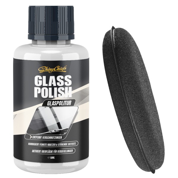 GLASS POLISH - GLASPOLITUR 50ml SET