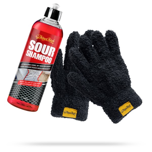 SOUR SHAMPOO 500ml + 2x DETAIL WASH MITT
